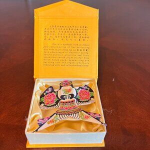 Kite Art Work Hand-painted Chinese Folk Art Mini Kite in Box